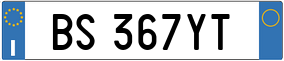 Truck License Plate
